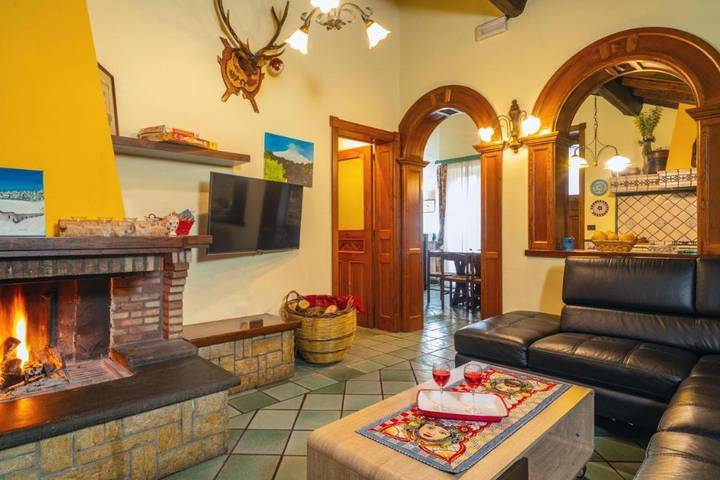 Ferienhaus für 13 Personen, mit Balkon und Terrasse sowie Ausblick