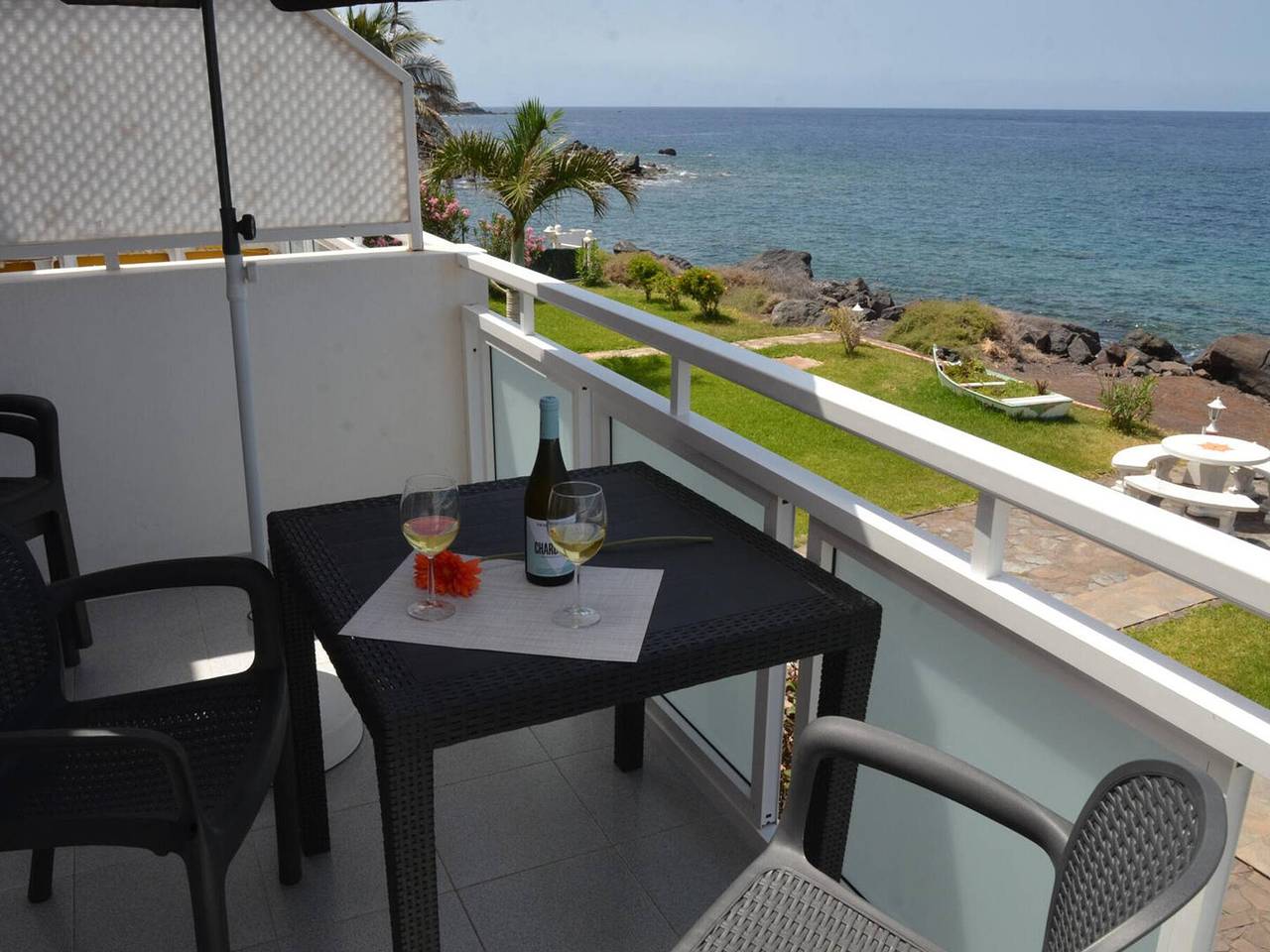 Appartement entier, Appartement en bord de mer avec vue, 1 chambre - 3 pers, wifi in La Playa (Canary Islands), Valle Gran Rey