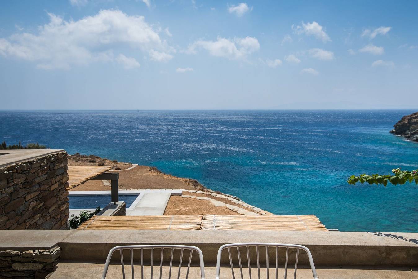 Superb Tinos See Front Villa | Villa Themis | 1 Bedroom | Breathtaking Sea Views | Private Furnished Terrace | Pet Friendly | Shared Outdoor Pool | Prime Location | Agios Romanos in Tinos