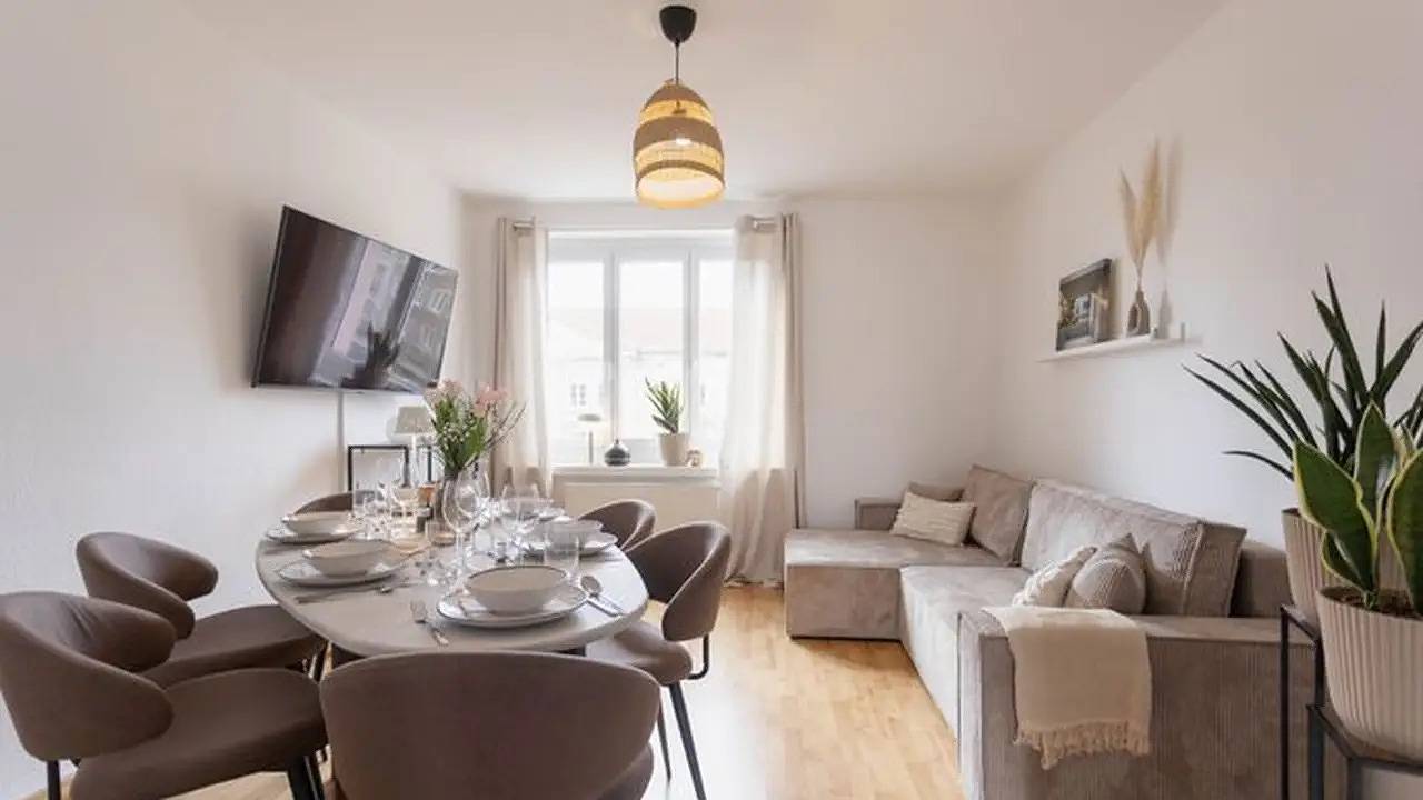 Apartamento vacacional entero, Ferienwohnung für 8 Personen (68 m²) in Dessau in Dessau, Reino de Jardines de Dessau-Wörlitz