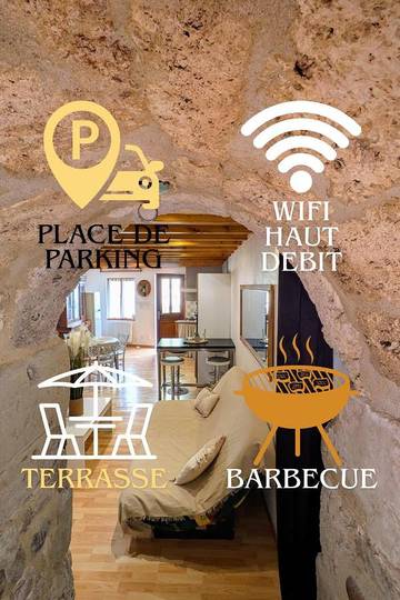 Gîte pour 4 personnes, avec terrasse à Montélier
