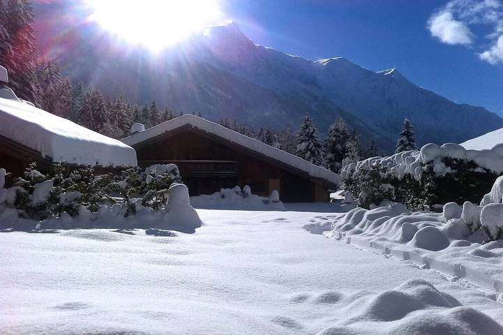 Vacation rental for 12 people, with yard and balcony in Chamonix-Mont-Blanc