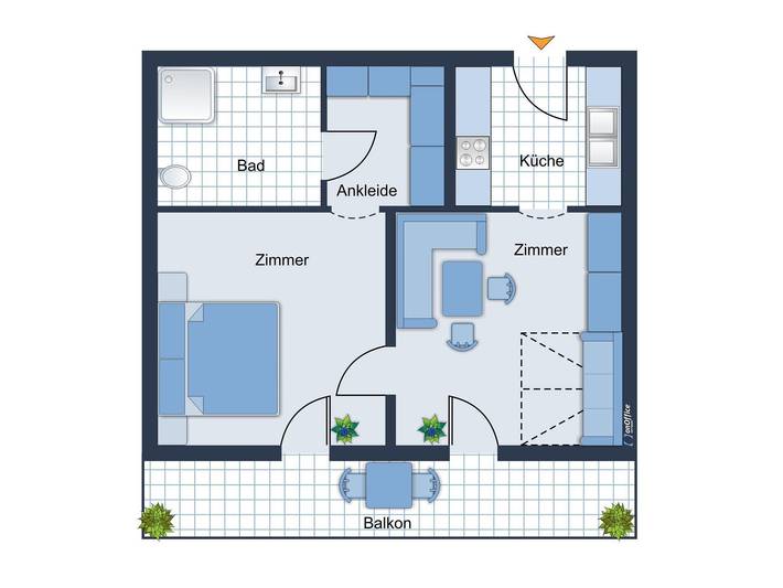 Ferienwohnung für 3 Personen, mit Garten und Sauna sowie Terrasse, mit Haustier in Ski Amadé - 4