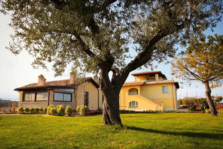 Bed and breakfast per 4 persone, con panorama e piscina nonché giardino, con animali domestici - 1