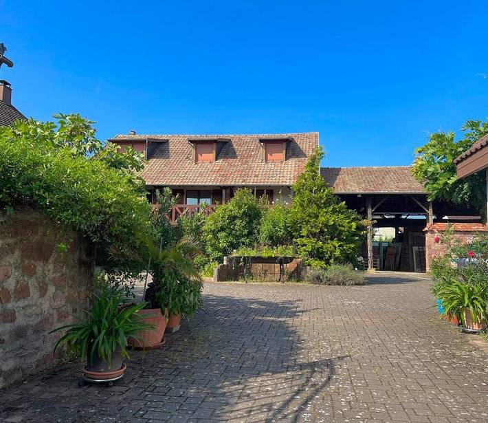Gîte pour 3 personnes, avec jardin et vue à Sainte-Croix-en-Plaine - 2