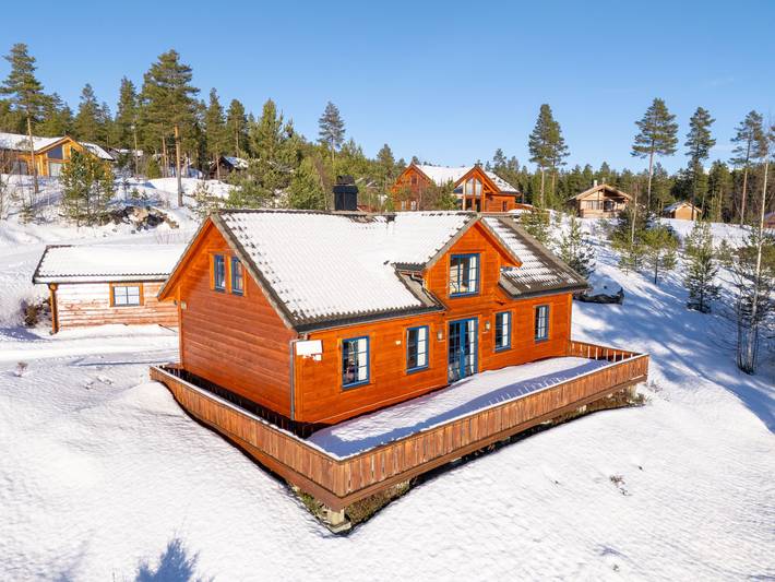 Feriehus for 6 personer, med hage og terrasse i Vrådal