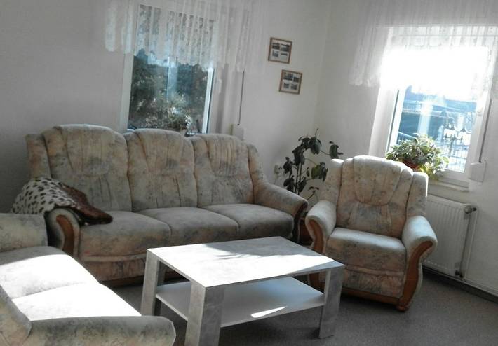 Ganze Ferienwohnung, Ferienwohnungen am Schwanenteich - Ferienwohnung Blickpunkt Popperode, 45 qm, 1 Schlafzimmer, max. 2 Personen in Mühlhausen, Unstrut-Hainich-Kreis