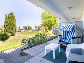 Ferienwohnung für 3 Personen, mit Garten und Terrasse, mit Haustier in der Wohlenberger Wiek