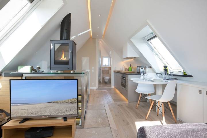 Ganze Wohnung, Design [&] Stil pur. Raumwunder für Individualisten an den Tinnumer Wiesen. in Tinnum, Sylt (Gemeinde)