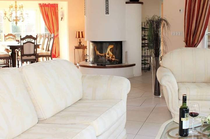 Ferienhaus für 6 Personen, mit Balkon und Garten in Marlow