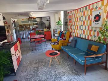 Cottage pour 5 personnes, avec vue et jardin à Claret