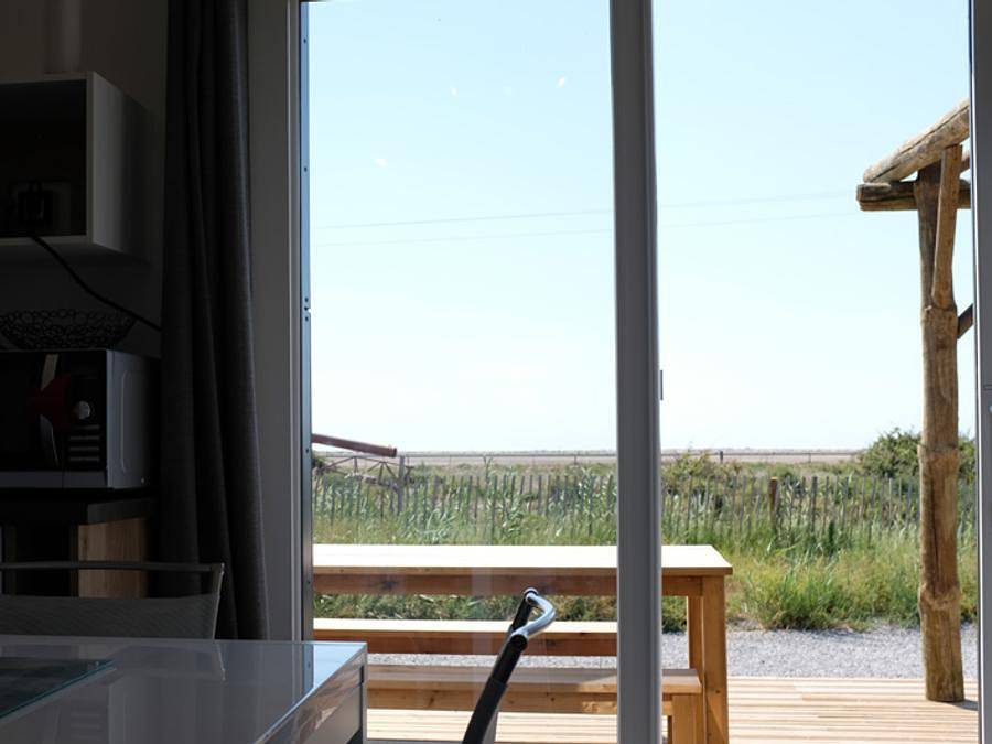 Camping Les Bois Flottés - Mobilheim 4 personen - Grand Confort Taos in Salin-de-Giraud, Arles