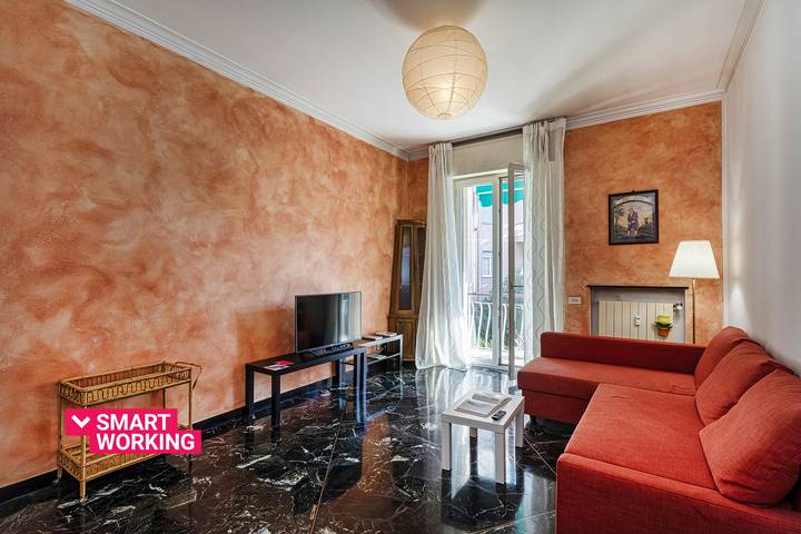 Appartamento per 4 persone, con Balcone in Albaro