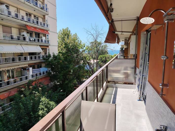 Ferienwohnung für 7 Personen, mit Balkon/Terrasse und Meerblick in Thessaloniki - 2