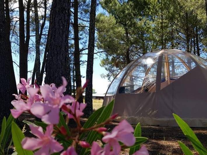 Tente pour 4 personnes, avec bassin pour enfant en Ardèche - 4