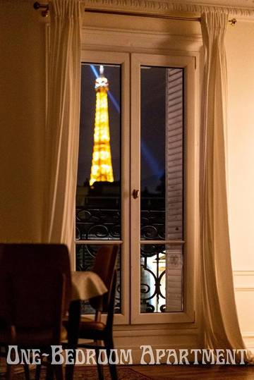 Chambre d’hôte pour 3 personnes, avec vue près de la Tour Eiffel