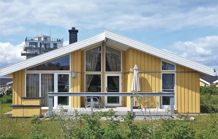 Ferienhaus für 4 Personen, mit Terrasse und Garten sowie Sauna in Rechlin