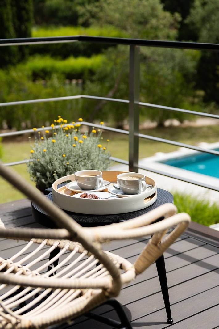 Apartamento de férias para 8 pessoas, com piscina e varanda e ainda jardim em Península de Troia