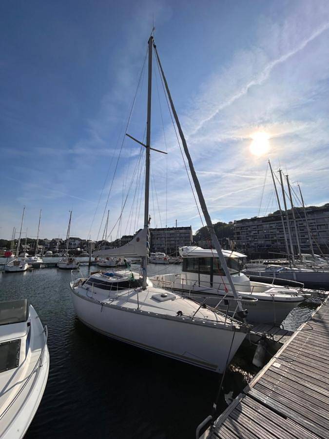 Bateau pour 4 personnes, avec terrasse et vue, animaux acceptés en Bretagne - 2