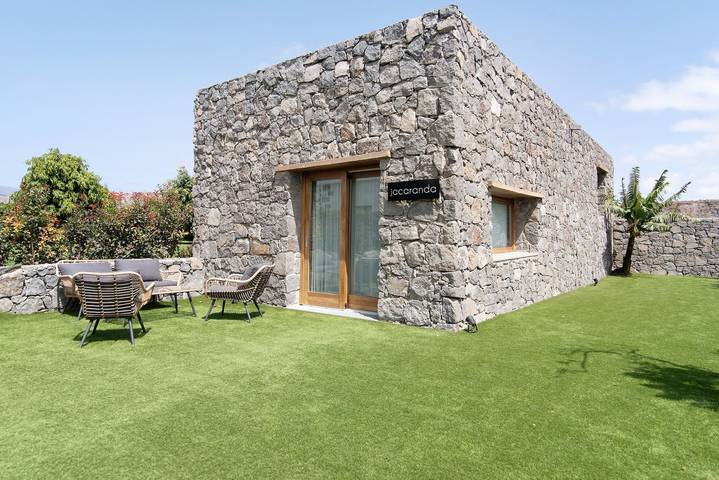 Chalet para 3 personas, con Jardín