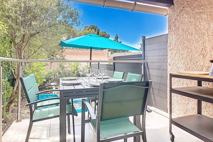 Appartement de vacances pour 5 personnes, avec terrasse et jardin à la La Ciotat