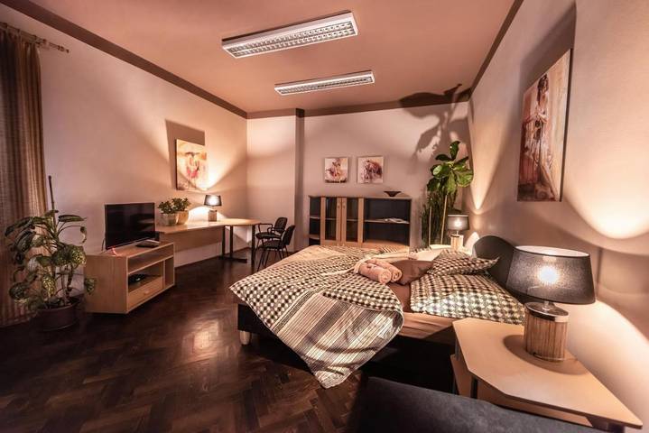 Appartement de vacances pour 4 personnes, avec vue et jardin