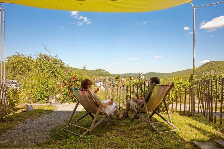 Hôtel pour 4 personnes, avec jacuzzi et balcon, adapté aux familles à Cajarc - 4