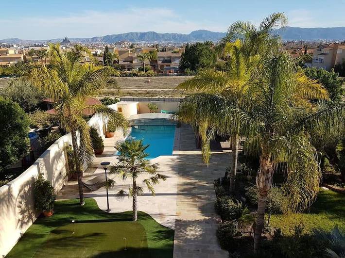 Chalet para 10 personas, con vistas y piscina para niños además de piscina y terraza, Se admiten mascotas en Huerta de Murcia - 3