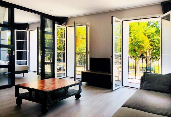 Apartamento de vacaciones para 6 personas, con vistas y balcón en Burgos