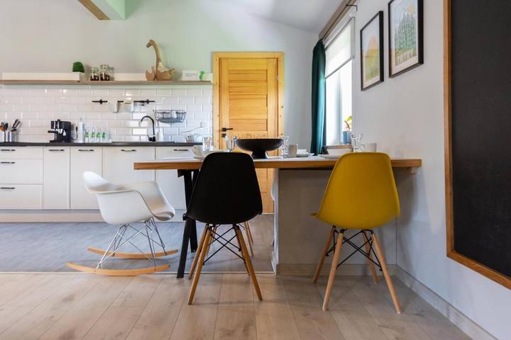 Apartament wakacyjny dla 2 osób, z widok i ogród w Czarna Góra