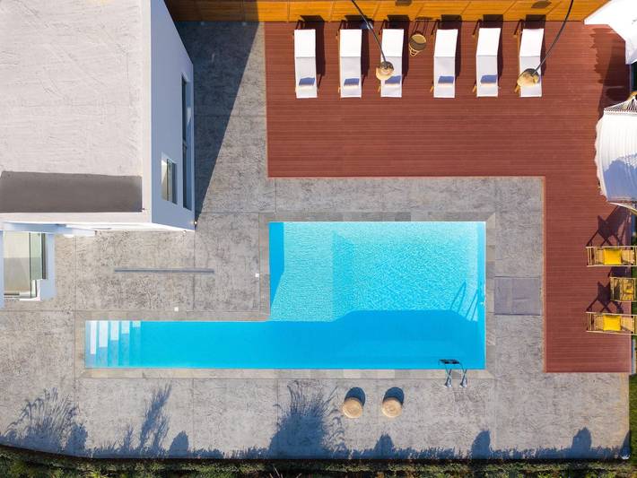 Ferienhaus für 7 Personen, mit Balkon und Terrasse sowie Garten und Pool in Lachania - 3