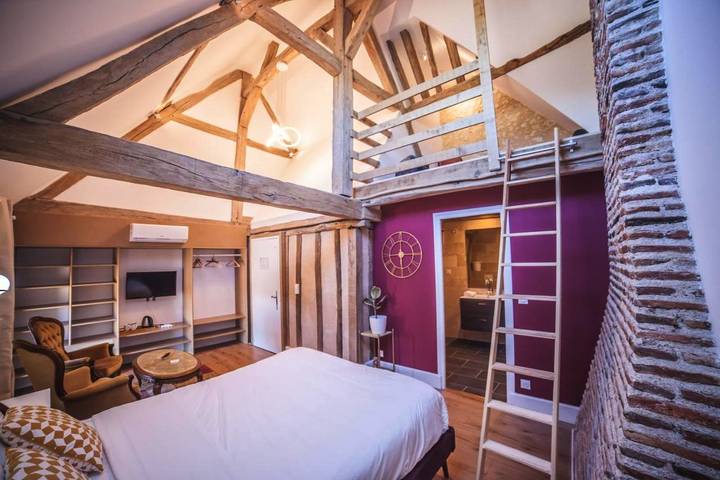 Chambre d’hôte pour 3 personnes, avec jardin ainsi que vue et piscine dans le Cher - 3