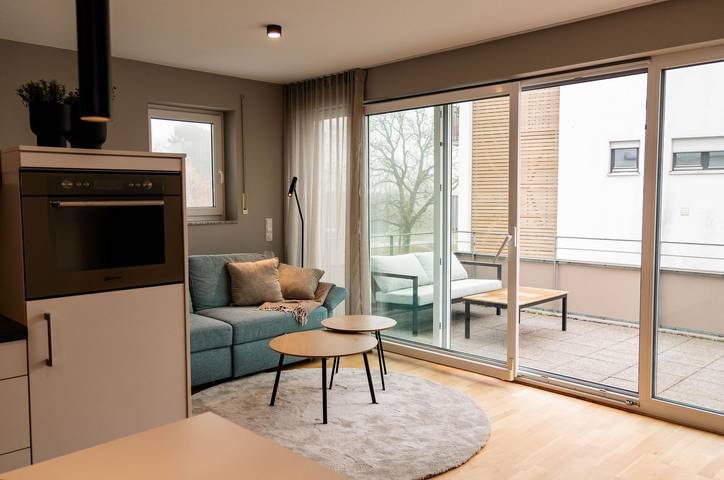 Ferienwohnung für 3 Personen, mit Balkon und Balkon/Terrasse sowie Ausblick