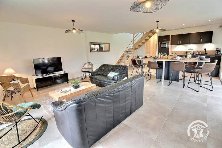 Gîte pour 8 personnes, avec Jardin