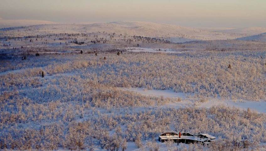 Ferienhaus für 2 Personen, mit Sauna und Ausblick sowie Terrasse in Lappland (Schweden) - 2