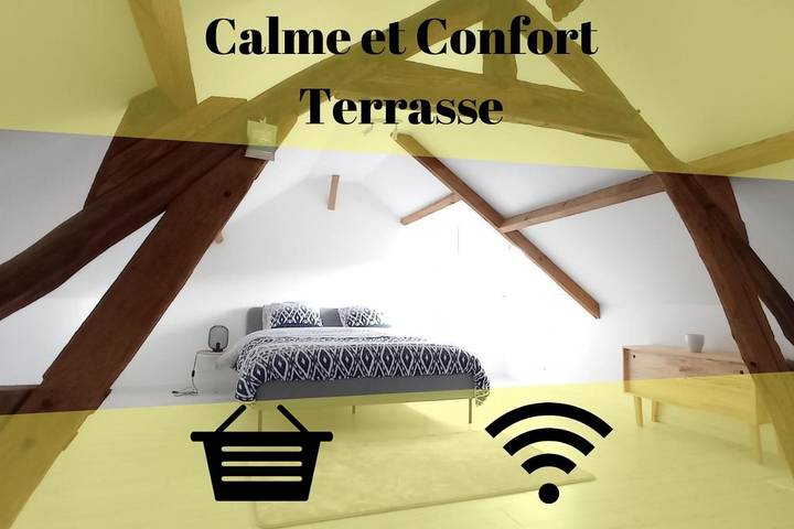 Location de vacances pour 4 personnes, avec terrasse à Déville-lès-Rouen