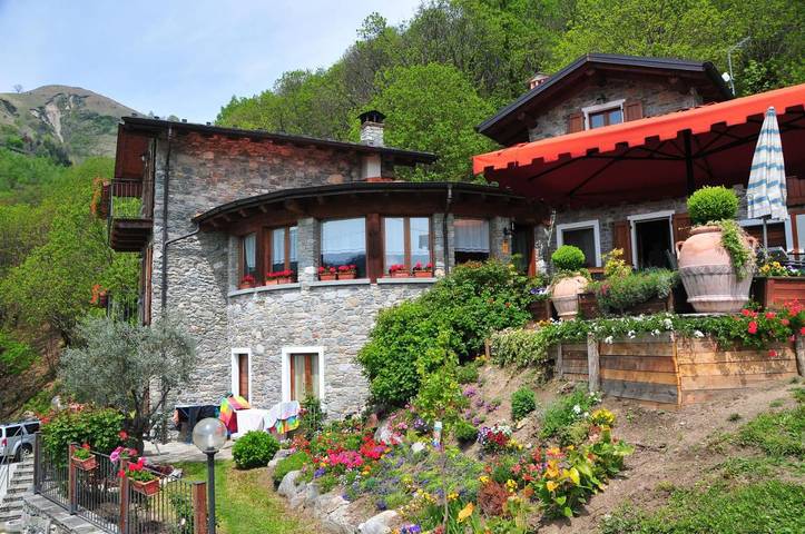 Landhaus für 2 Personen, mit Balkon und Terrasse sowie Whirlpool und Garten am Comer See