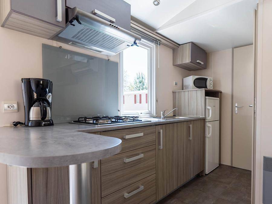 Camping Nature L'Airial - Mobile home 4 persons - Authentic 2 bedrooms 4 pers in Soustons, Côte d’Argent