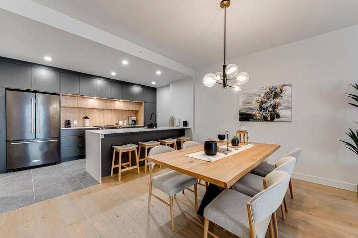 Gîte pour 4 personnes, avec balcon et piscine ainsi que vue et sauna à Beaupré