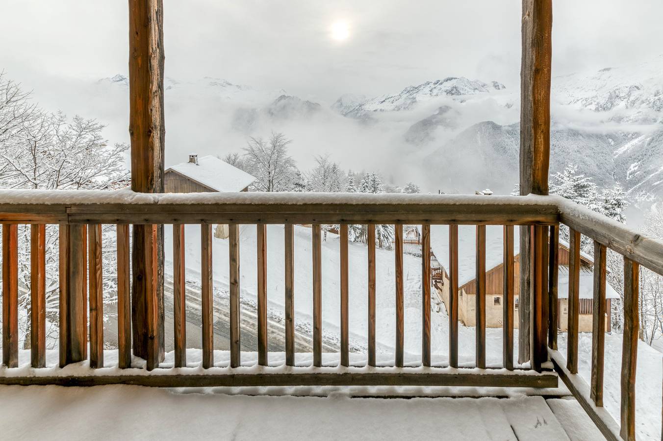 Geheel appartement, Appartement 'Regain 7' met Uitzicht op de Bergen en Balkon in Villard-Reculas, Écrins Nationaal Park