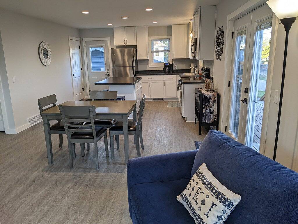 Updated home with lake views, across the street from Lake Wisc! in Village of Merrimac, Sauk County