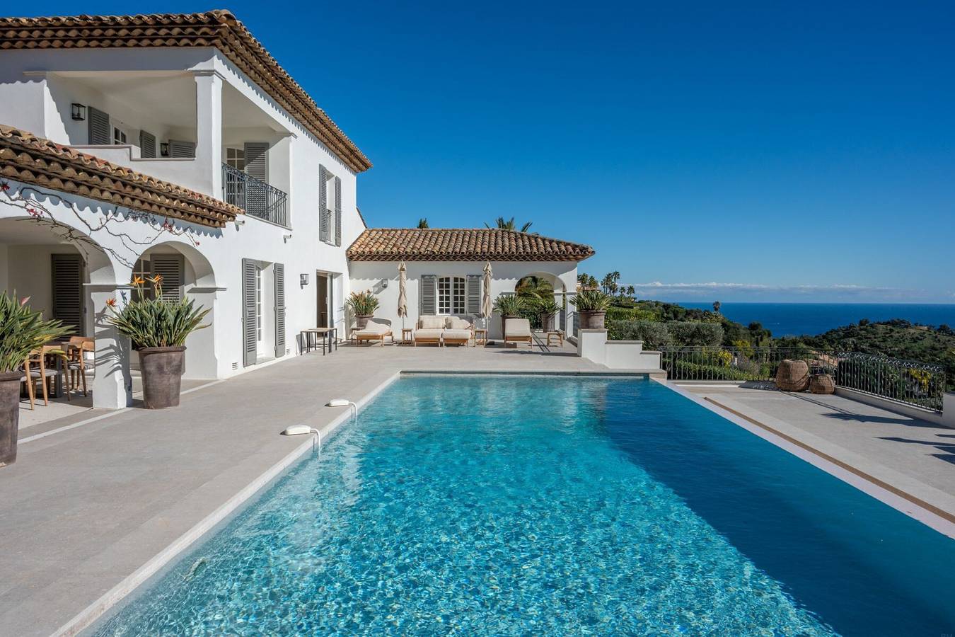 Villa 'Belle Vue - Esprit Du Sud' avec vue mer, Wi-Fi et climatisation in Sainte-Maxime, Côte méditerranéenne (France)