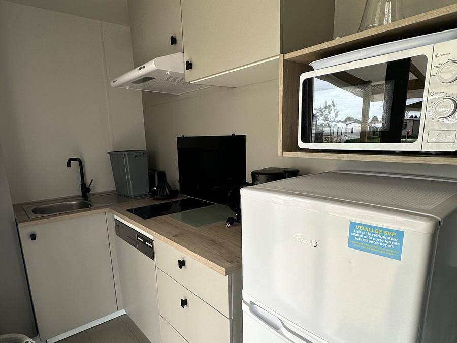 Camping Paradis - La Croix L'abbé - Mobile home 2 persons - Comfort mobile-home 1 bed 2 pers in Saint-Valery-sur-Somme, Abbeville region