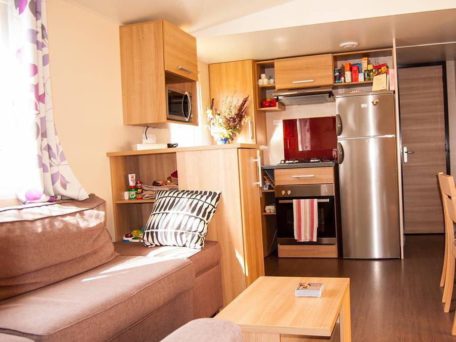 Camping de la Haie Penée - Mobilhome 6 personnes - 3 chambres in Saint-Quentin-en-Tourmont, Région d'Abbeville