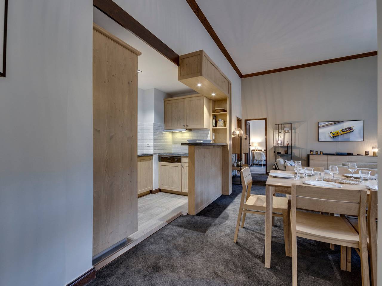 Geheel appartement, Vakantieappartement voor 10 personen met zwembad in Arc 1950, Bourg-Saint-Maurice