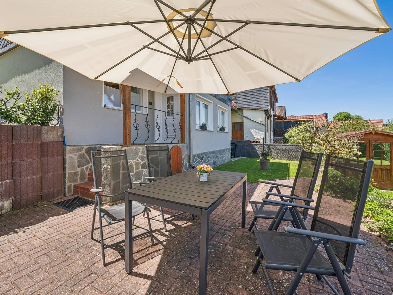 Ganze Wohnung, Ferienwohnung im Harz mit Terrasse und Garten in Straßberg (Sachsen-Anhalt), Harzgerode
