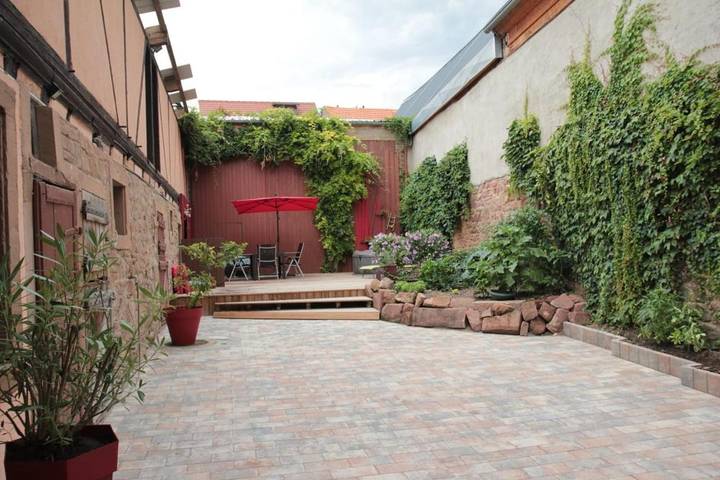 Gîte pour 2 personnes, avec terrasse, animaux acceptés dans Hurtigheim