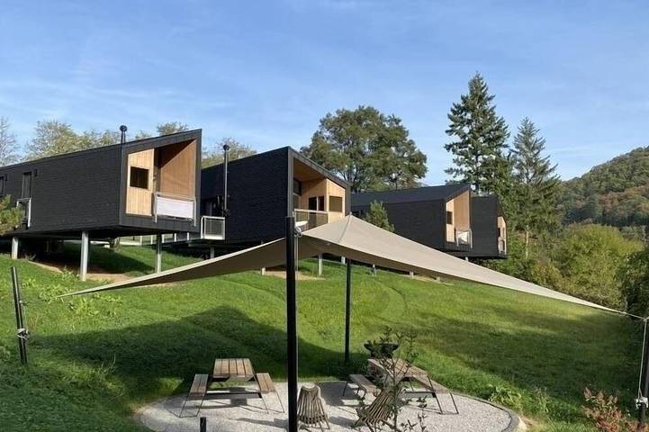 Ferienhaus für 4 Personen, mit Balkon und Garten sowie Sauna am Edersee