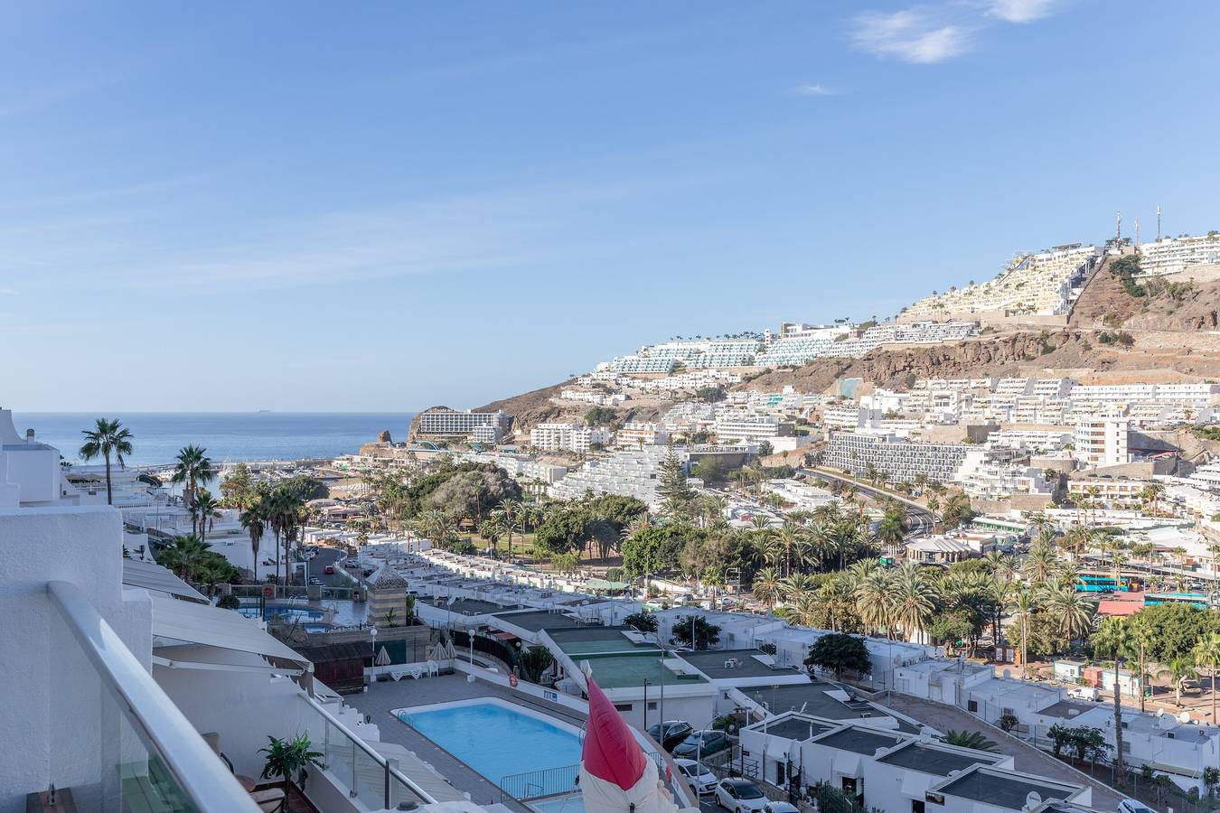Ganze Wohnung, Urlaub 'Smil' mit Meerblick, Gemeinschaftspool und Wi-Fi in Mogán, Gran Canaria Süd