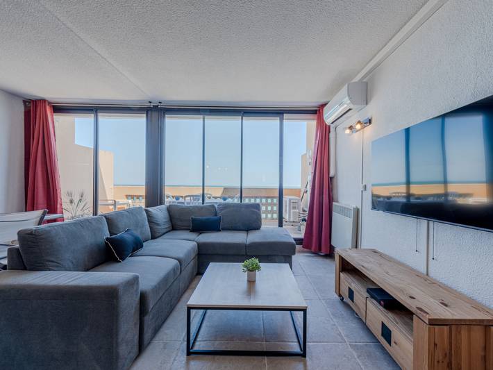 Gîte pour 4 personnes, avec terrasse dans Port Barcarès